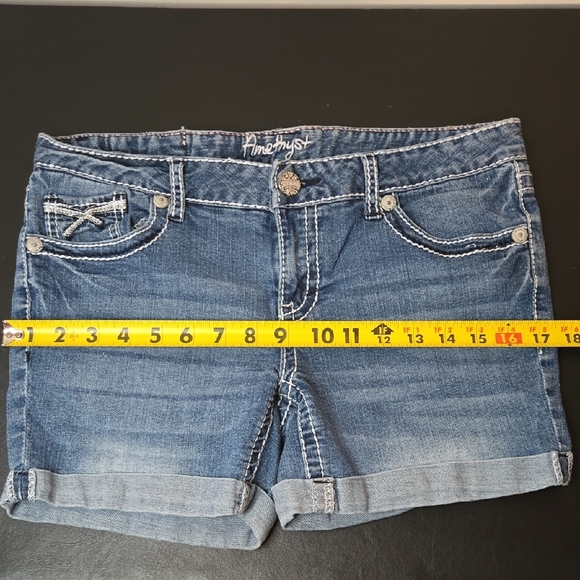 Amethyst Blue Jean Shorts - Picture 8 of 11